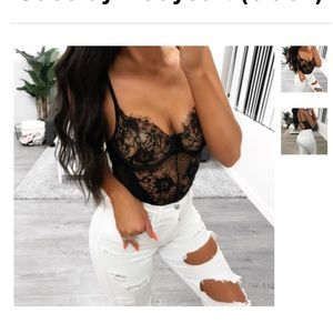 Black Lace Bodysuit